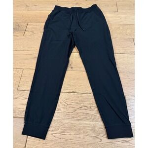 Birdsong Boom Joggers Black Elastic Waist Drawstring Cuffed Ankle XL NWOT